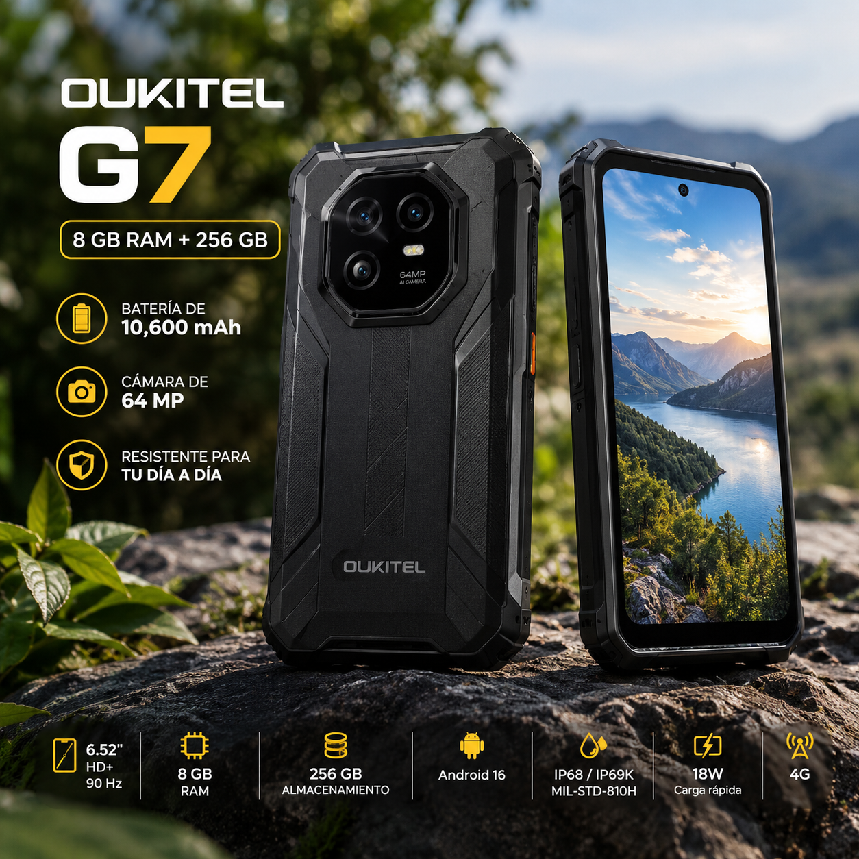 CELULAR OUKITEL G7 256+8GB